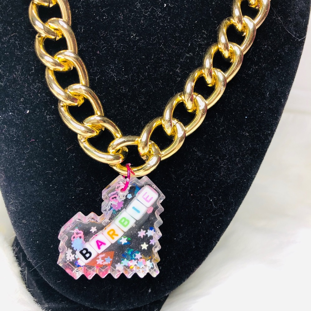Barbie necklace